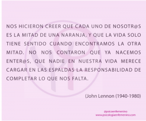 Tener pareja no da la felicidad